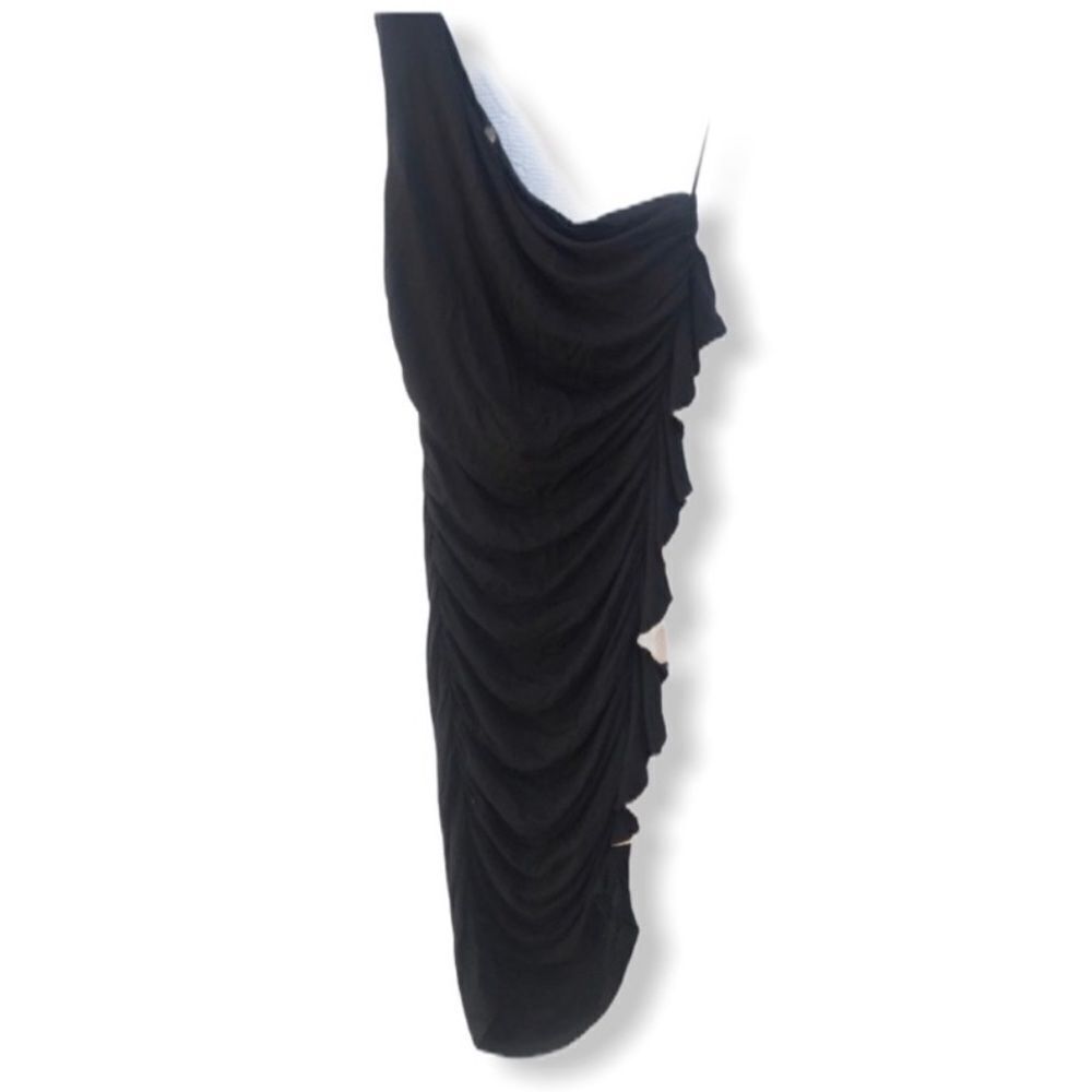 Guess Los Angeles Black One Shoulder Dress